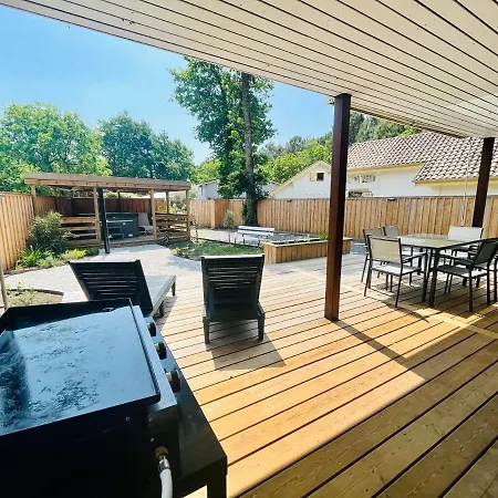 Chalet Domaine Forge 6-8Pers Jacuzzi Terrasse Plancha Proche Commerces La Teste-de-Buch Exterior photo
